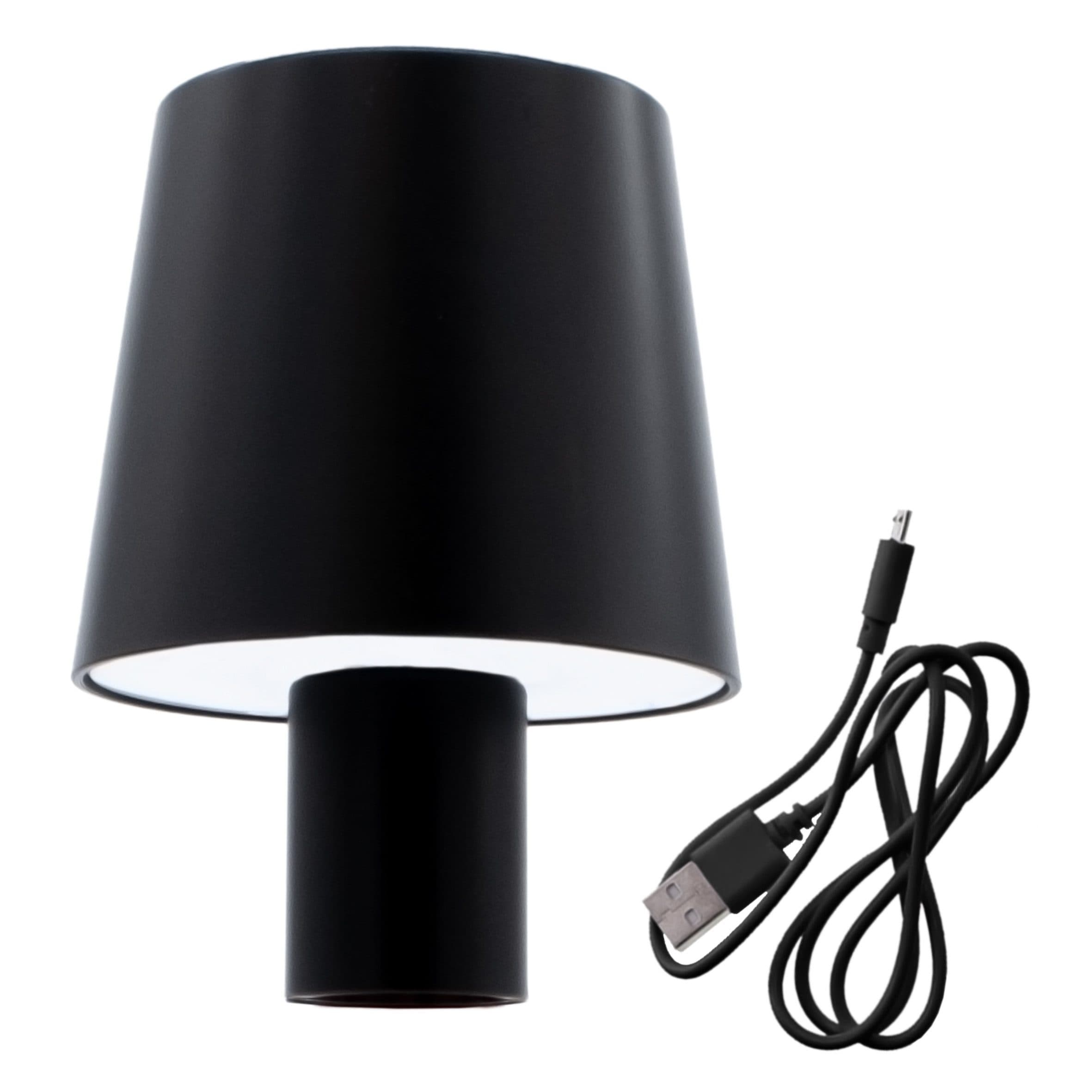 Spetebo LED Flaschenleuchte Schwarz Touch Dimmbar 60 LED - Bild 2