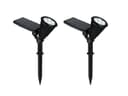 Reality Leuchten LED Gartenstrahler RGB Solar 2er Set Bild 2