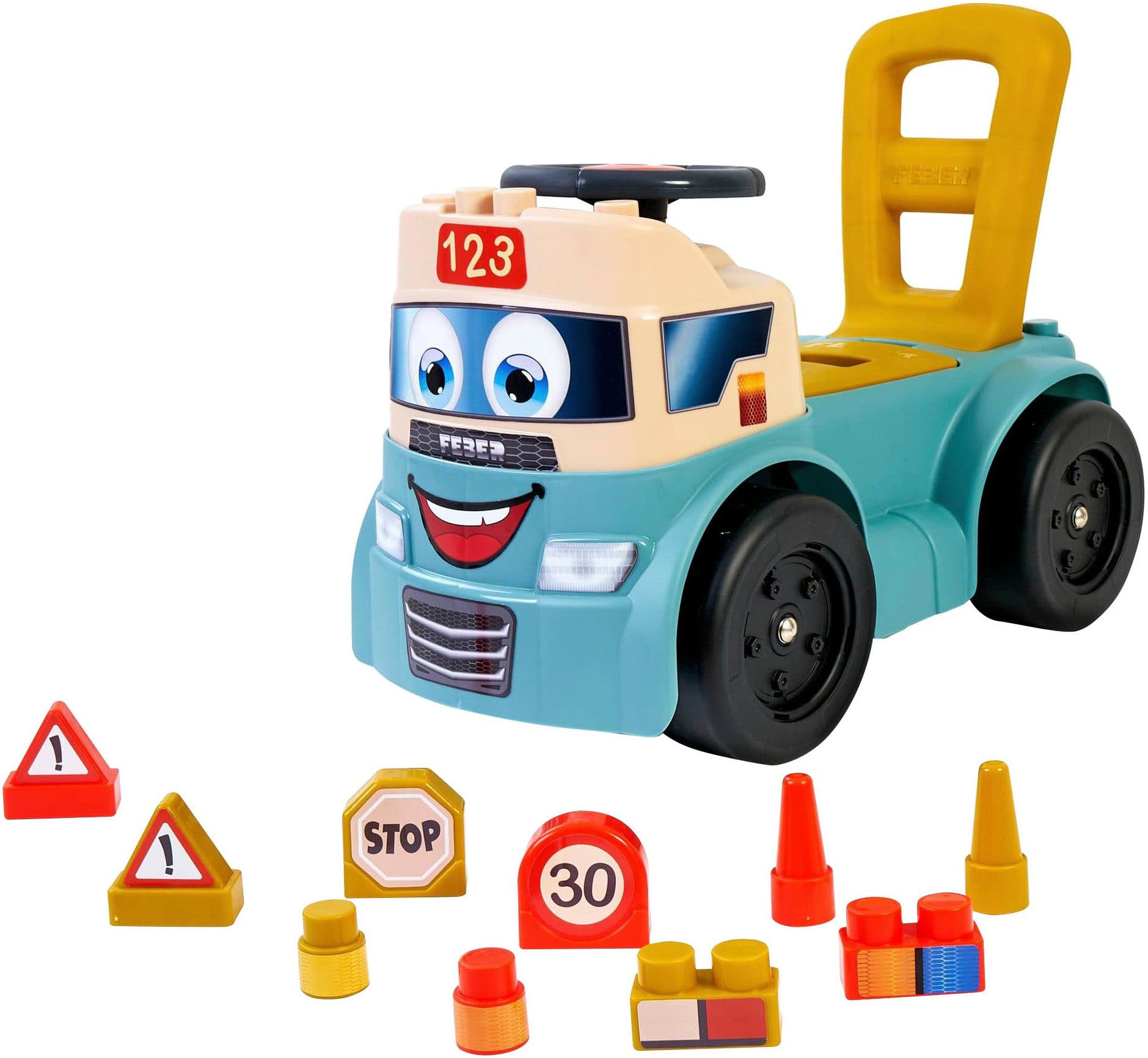Feber Casual Rutscherauto Bunt 3-in-1 mit Bausteinen - Bild 2