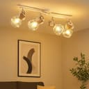 GLOBO LIGHTING Deckenspot Metall Holz E27 Bild 2