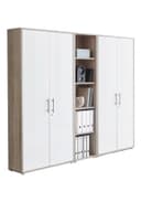 moebel-dich-auf Aktenschrank TABOR 10 Set Beige/Weiß Holzwerkstoff Bild 2