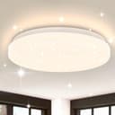 Nettlife LED Deckenleuchte Sterneneffekt Weiß 15W Fernbedienung Bild 2