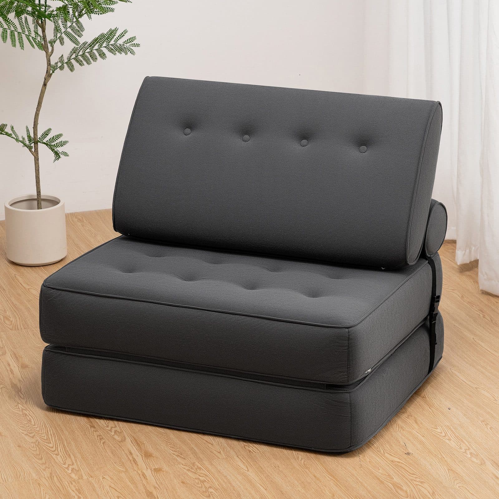 MECO Schlafsofa 3-in-1 Cord-Bezug Modern - Bild 2