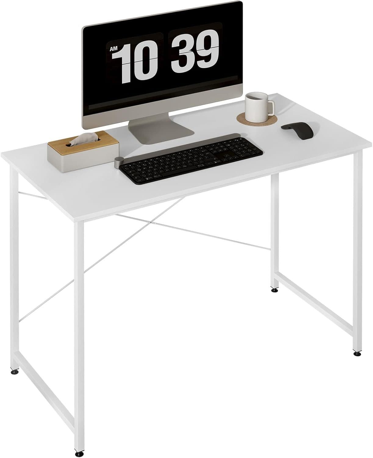 Woltu Schreibtisch (1-St) Computertisch für Büro Homeoffice Arbeitszimmer Schlafzimmer - Bild 2