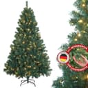 LETGOSPT Künstlicher Weihnachtsbaum 120 cm mit LED-Lichterkette Bild 2