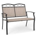 COSTWAY Gartenbank Metall 2-Personen Bild 2