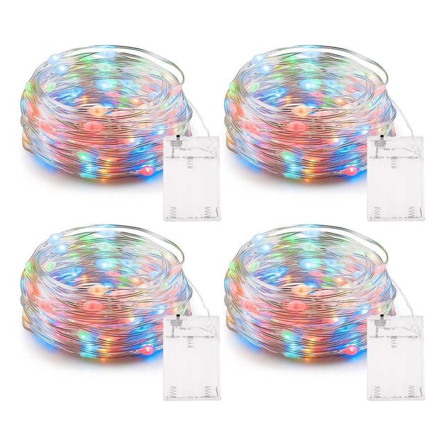 Qualra Lichterkette - Wasserdichte LED-Weihnachtsbeleuchtung in Warmweiß, Weiß & RGB