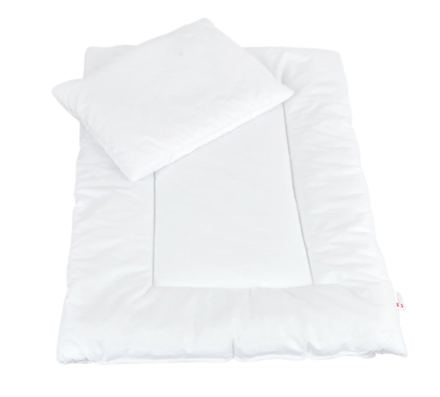 BabyLux Kinderbettdecke + Kopfkissen 2-tlg. Set Füllung 60x78cm