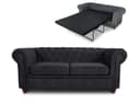 Sofnet Schlafsofa Asti 2 Bis Chesterfield Schwarz Chenille Bild 2