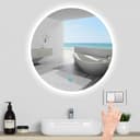 duschspa Badspiegel Rund LED Beleuchtung Touch Bild 2