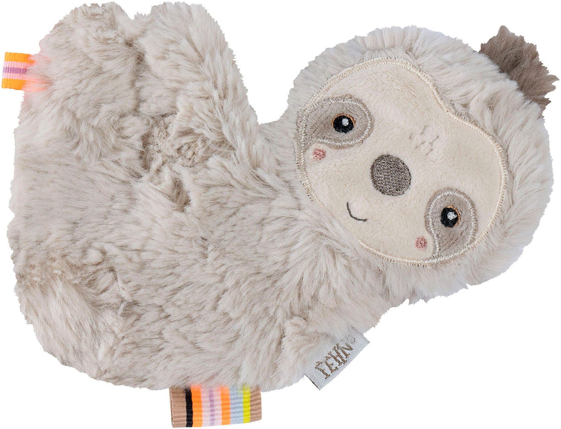 Fehn Greifspielzeug Lazy, Crazy & Pink, Knister-Faultier Beige/Grau - Bild 2