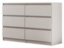 Beautysofa Kommode LEMON 6 Schubladen modern beige Bild 2