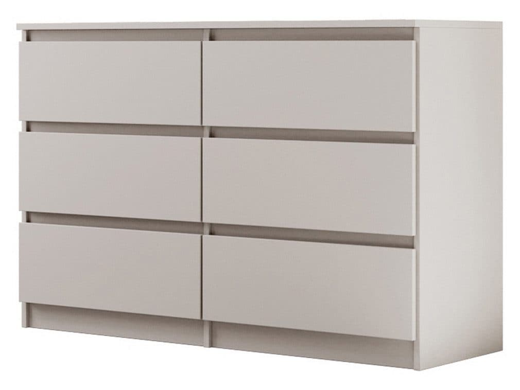 Beautysofa Kommode LEMON 6 Schubladen modern beige - Bild 2