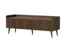 Compleo TV-Schrank klein Japandi Design Braun Schwarz Bild 2
