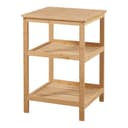 en.casa Bambus Standregal 3 Ablagen Natur Modern Bild 2