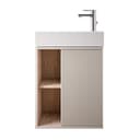 Bernstein Badmöbel-Set BELDIVO mit Duravit Waschbecken Grau Matt Bild 2