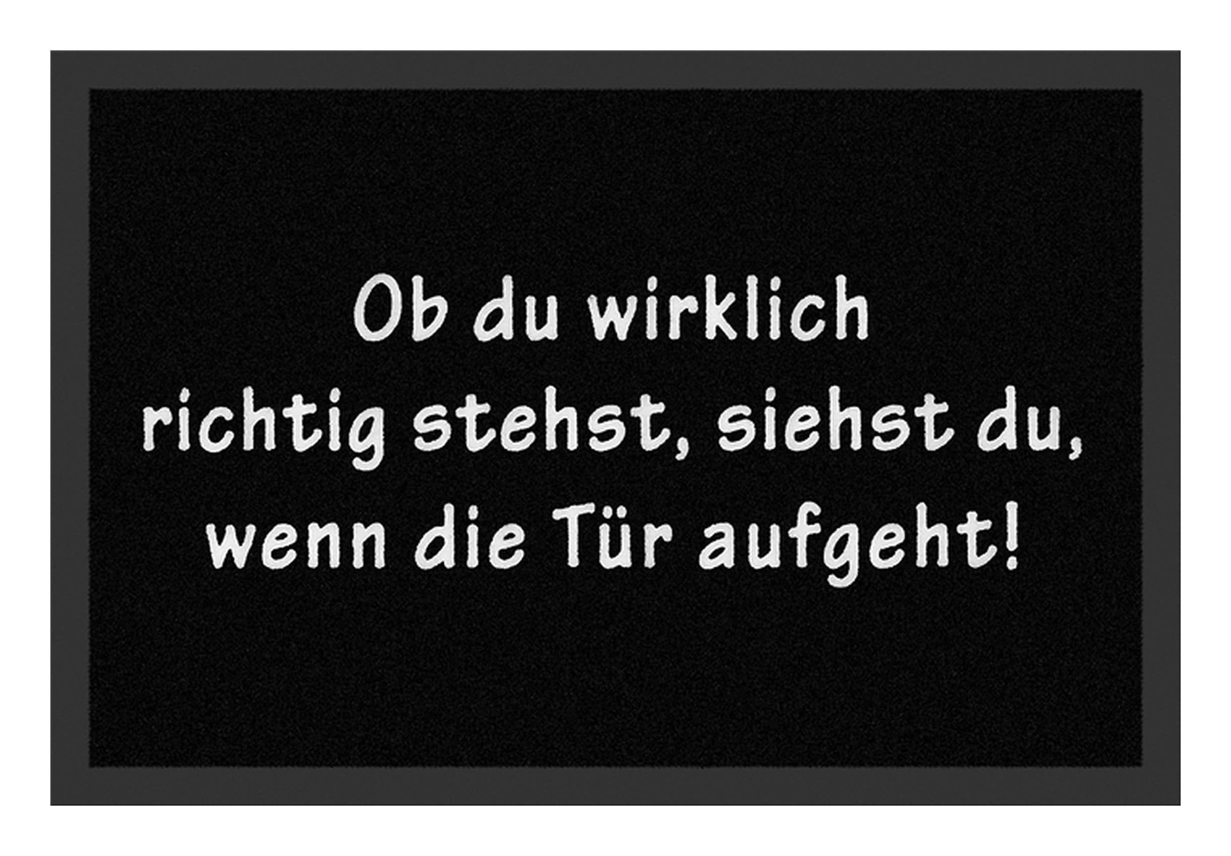 Rockbites Fußmatte Türmatte Schwarz Nr. 11