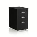 relaxdays Rollcontainer aus Metall abschließbar schwarz Bild 2