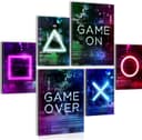 Novart Wandbild Gamer Spielkonsole Aufhängfertig 90x80cm Bild 2