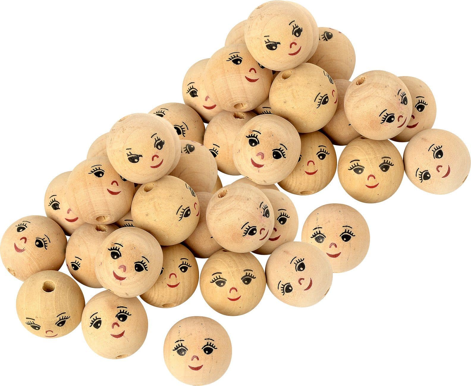 VBS XXL Dekofigur Holzkugeln 50er-Pack 22 mm