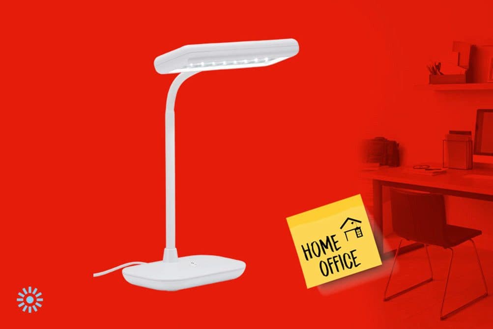 BRILONER LEUCHTEN LED Schreibtischlampe DAYLIGHT Weiß Modern