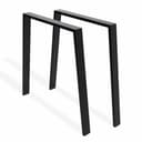 sossai® Tischgestell Stahl Trapez Tischkufen Schwarz (2-St) Bild 2