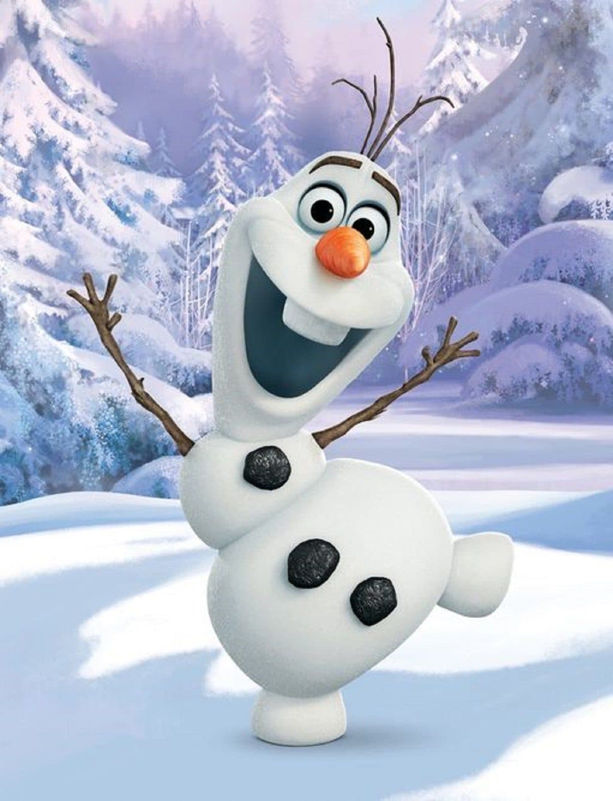 BrandMac Disney Frozen Olaf Kuscheldecke 130 x 170 cm