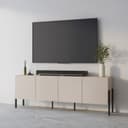 OTTO HOME Kommode Jukon 200 cm Beige Push-to-Open Modern Bild 2