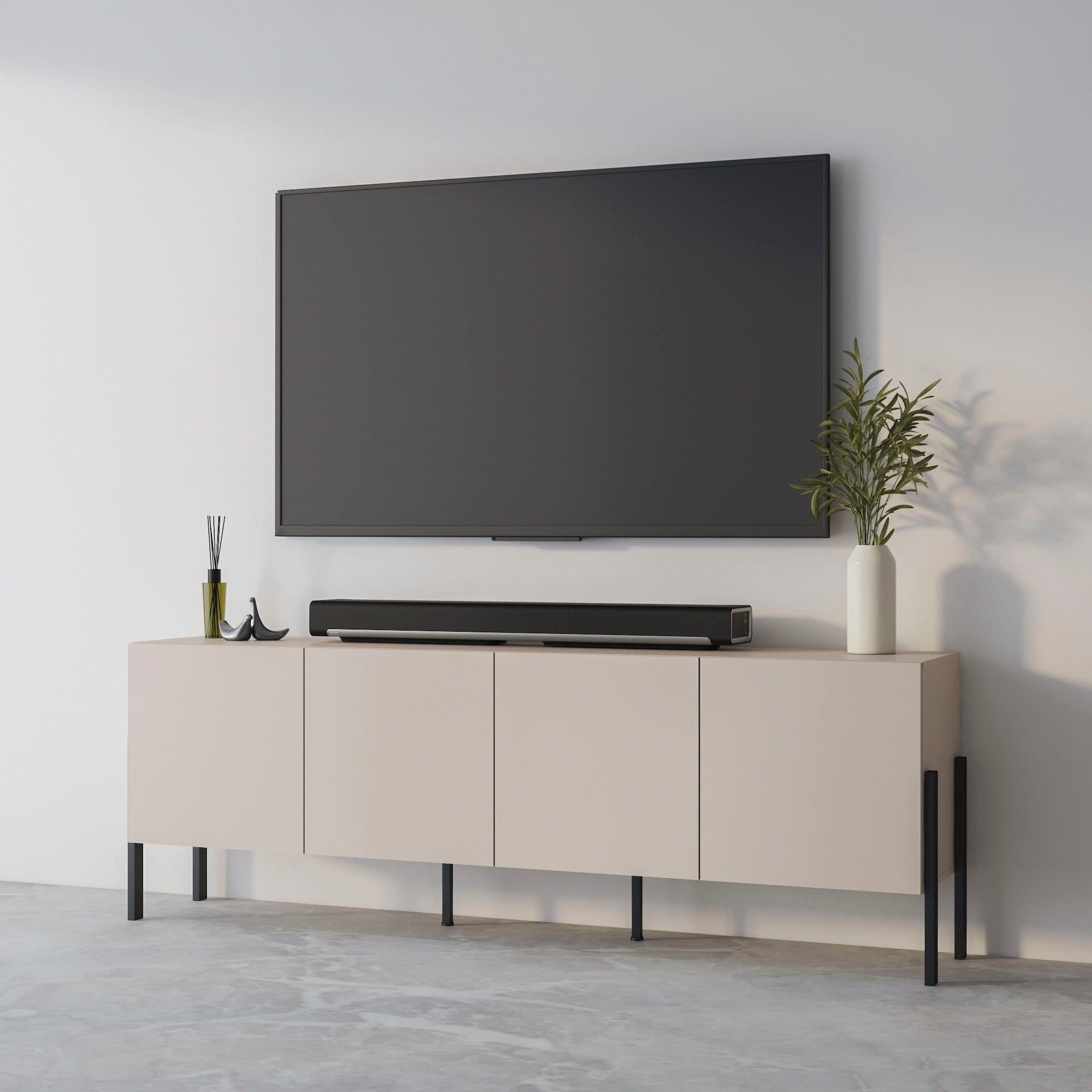 OTTO HOME Kommode Jukon 200 cm Beige Push-to-Open Modern - Bild 2
