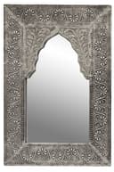 Marrakesch Orient & Mediterran Interior Wandspiegel Malik Silber 42cm Bild 2