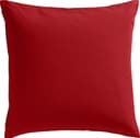 REDBEST Kissenbezug Seattle Baumwolle Uni Rot Bild 2