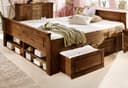OTTO HOME Massivholzbett Tessin Dunkelbraun Landhausstil Bild 2