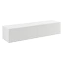 en.casa Hängeschrank Evaton TV Lowboard 140cm Weiß Matt Bild 2