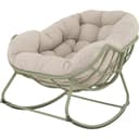 Lesli Living Schaukelstuhl COZY Beige/Grün Aluminium Bild 2