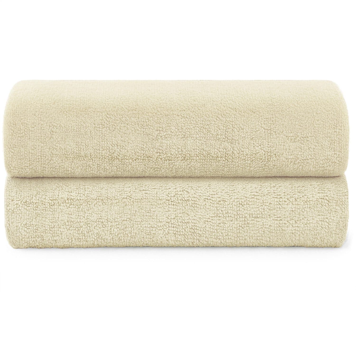 Blumtal Badetücher Premium 2er Set Frottier Baumwolle Beige - Bild 2