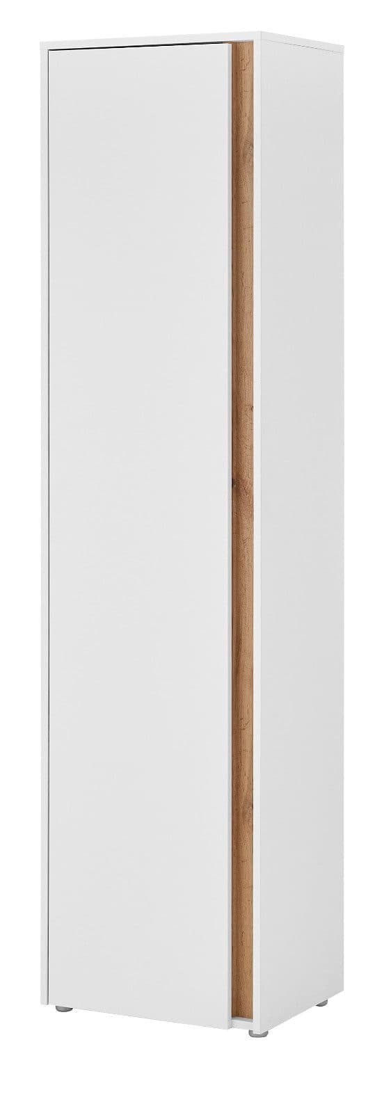 Furn.Design Schuhschrank Center Mehrzweckschrank Weiß Wotan Eiche 10 Fächer - Bild 2