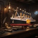 Robotime Modellbausatz 1912 - Eternal Atlantic Voyager Mechanisches Holzpuzzle 433-tlg Bild 2