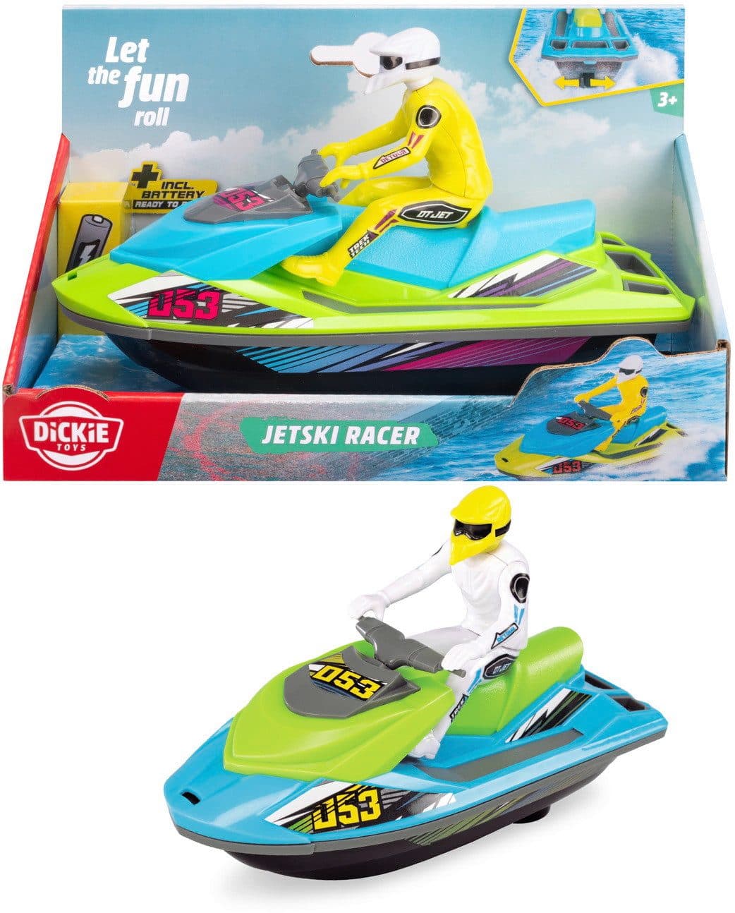 Dickie Toys Jetski Racer Go Real / City batteriebetriebenes Spielfahrzeug