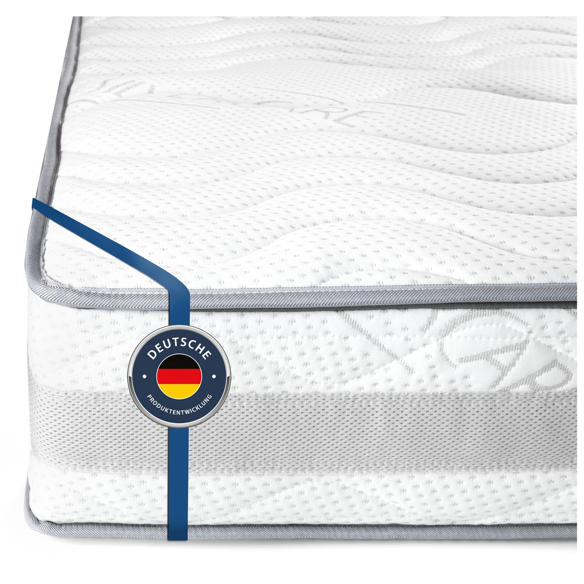 Komfortschaummatratze KOMFORT 23 23 cm hoch 7-Zonen-Schaum SilverCare Klima-Border Bezug - Bild 2
