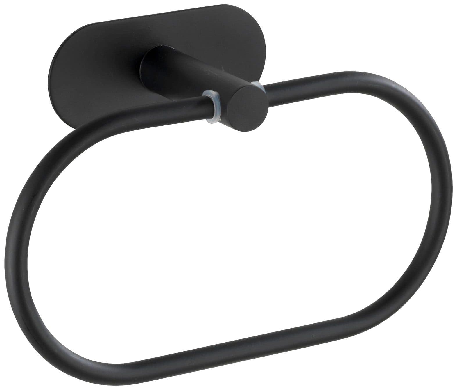 WENKO Handtuchring Orea Edelstahl Schwarz Bohrfrei - Bild 2