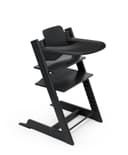 Stokke Tripp Trapp Hochstuhl-Set Schwarz Buchenholz mit Baby Set Bild 2