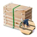 Gartenpirat Holzfliesen Lärche Rollweg 2,5m Bild 2