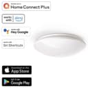 Hama LED Deckenleuchte WiFi Weiß Dimmbar Glitzereffekt Bild 2