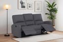 HOME AFFAIRE TOURNAY 3-Sitzer Sofa Dunkelgrau mit Relaxfunktion Bild 2