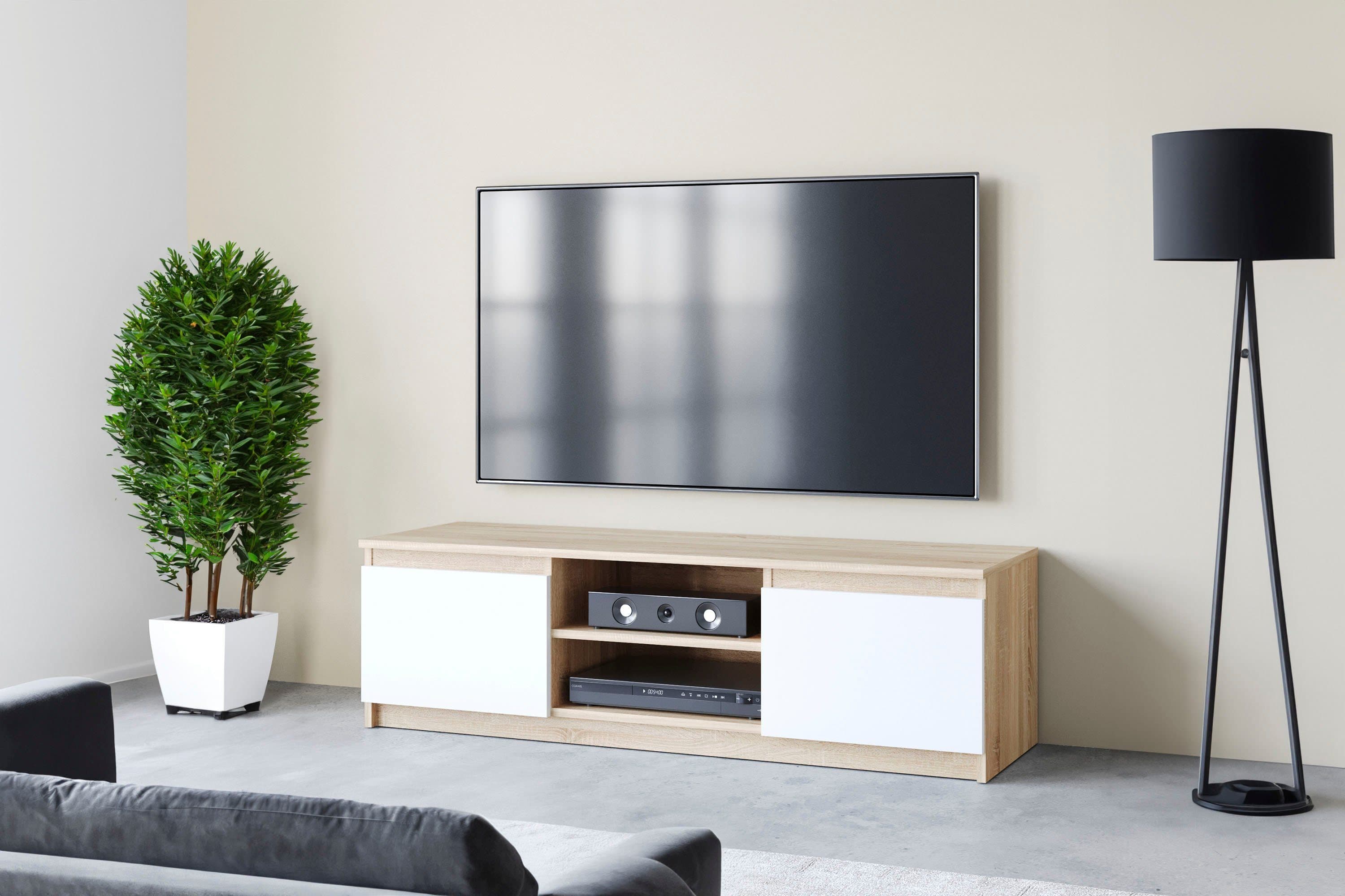 Home affaire Lowboard DINGO TV-Schrank Weiß Beige Modern - Bild 2