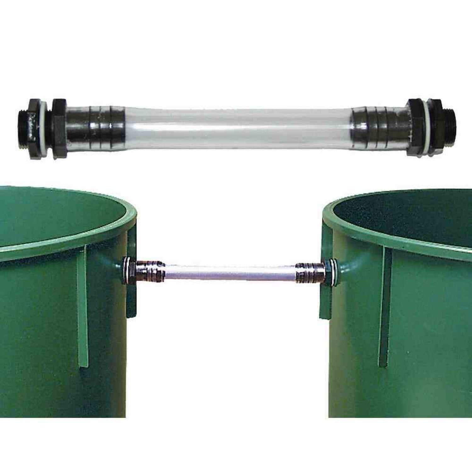 GARANTIA Regentonnenverbinder 13mm mit Klarsichtschlauch