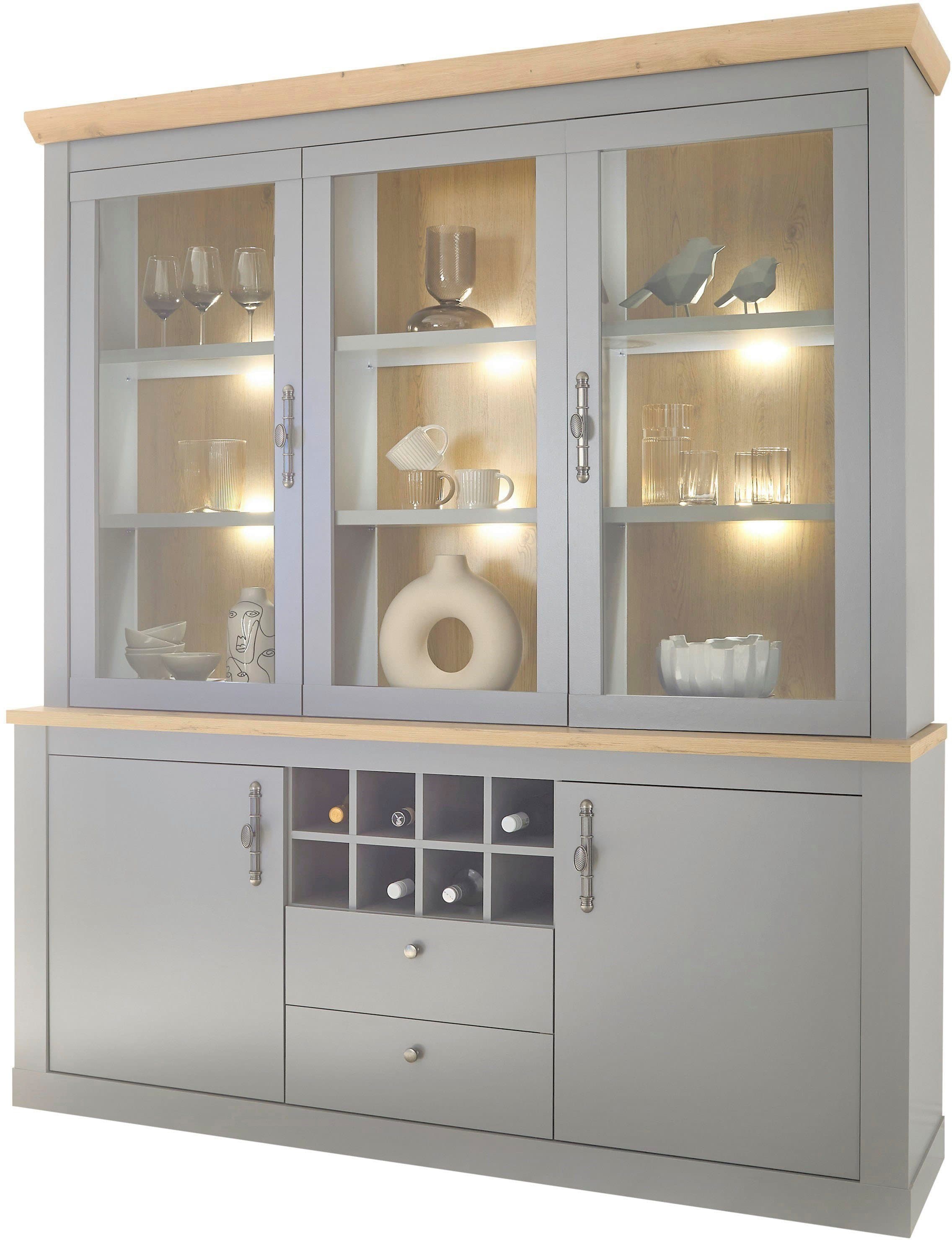 Buffet HOME AFFAIRE CHAMBORD Grau 183cm - Bild 2