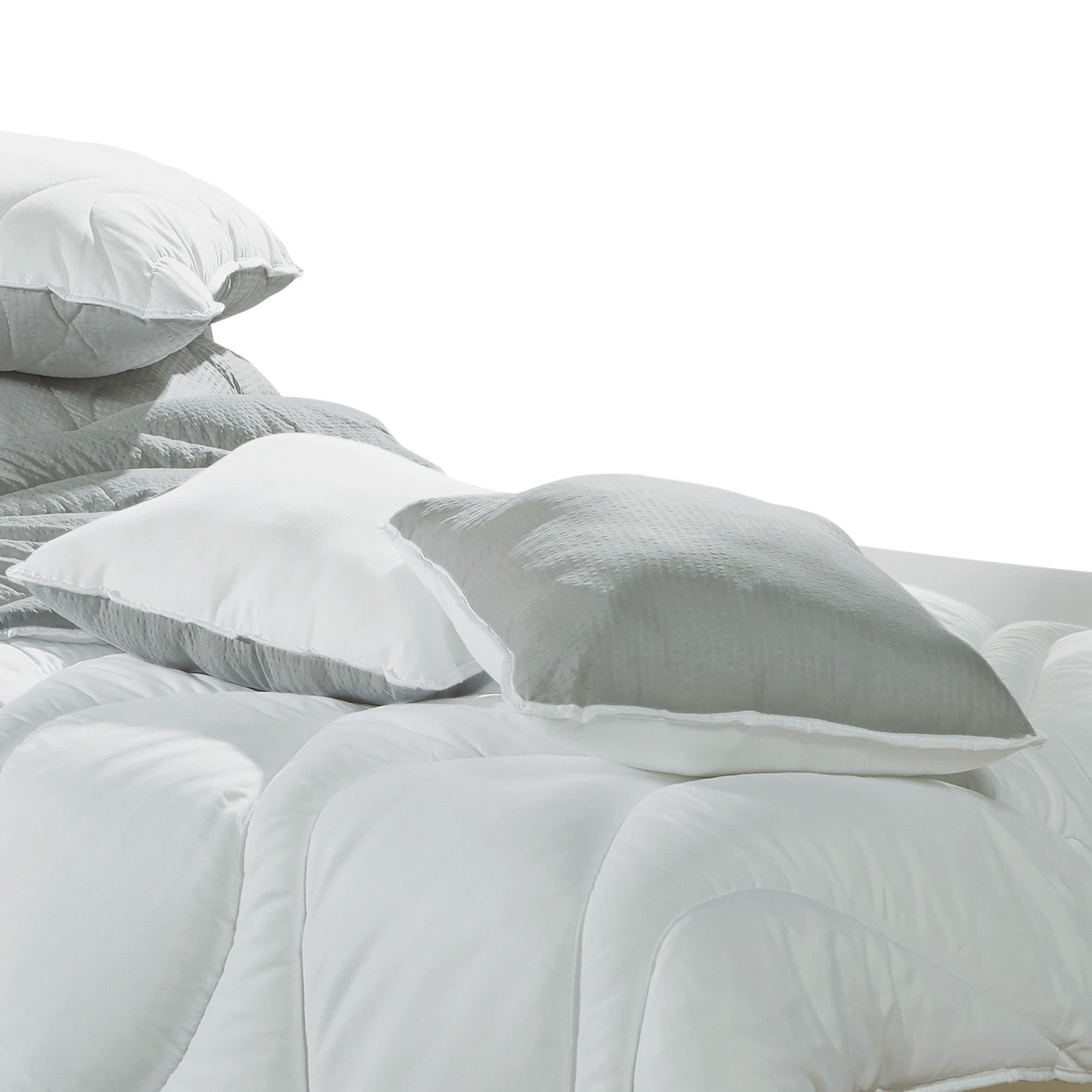 Erwin Müller Kuschelkissen Amper Wendeoptik Grau/Weiß Polyester - Bild 2
