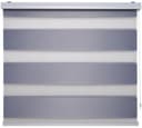 LIEDECO Doppelrollo DUO 20cm Streifen Grau Silbergrau Polyester Bild 2