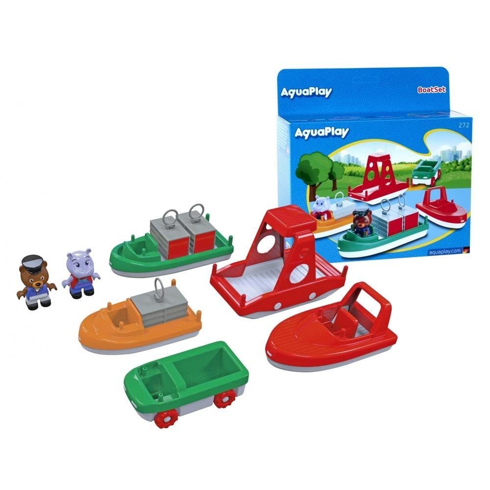 Aquaplay BoatSet 7-teilig Spielzeugboote mit Figuren Bunt - Bild 2